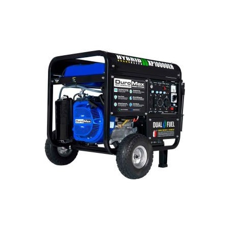 Imperial Industrial Supply DuroMax XP10000EH 10,000-Watt 439cc Electric Start Dual Fuel Hybrid Portable Generator XP10000EH